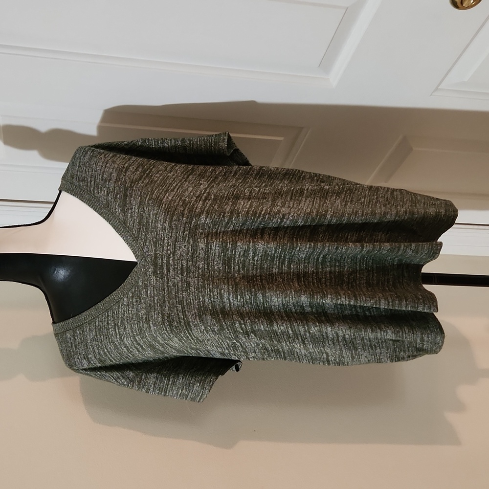 terra & sky super soft, comfy, short sleeve top, green